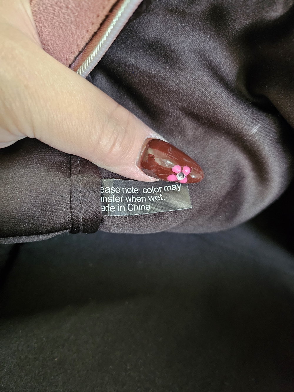 Victoria's Secret Blush Pink Suede Satchel - Picture 3 of 13